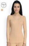 Kanvin Pack of 2 Beige Thermal Tops women