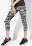 Kappa Black Striped Capri Women