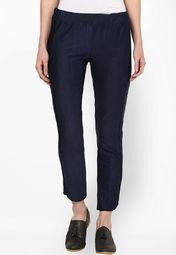 Kaxiaa Solid Blue Jegging Women