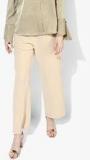 Kazo Beige Self Pattern Palazzo Women