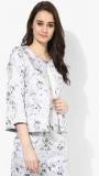 Kazo Mauve Printed Jacket Women