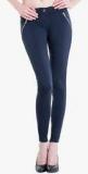 Kazo Navy Blue Solid Jegging Women