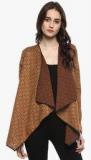 Kazo Rust Solid Shrug Women