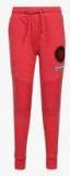 Kids Ville Red Slim Fit Track Pant Boys