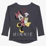 Kidsville Mickey & Friends Crew Neck Full/Slv Sweatshirt Girls