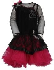 Kittens Magenta Party Dress girls