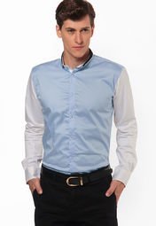 Knight N Gale Blue Party Wear Shirts Men