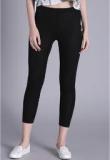 Kook N Keech Black Solid Leggings Women