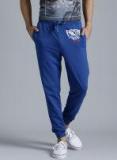 Kook N Keech Blue Printed Track Pants Men