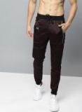 Kook N Keech Disney Burgundy Slim Fit Track Pants Men