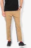 Kook N Keech Disney Khaki Tapered Fit Checked Regular Trousers Men