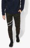 Kook N Keech Disney Olive Camouflage Print Joggers Men