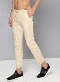 Kook N Keech Marvel Beige Regular Fit Solid Regular Trousers Men