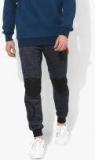 Kook N Keech Marvel Navy Blue Solid Joggers Men