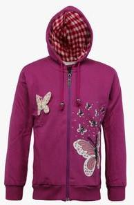 Kothari Fuchsia Hoodie girls