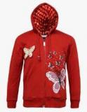 Kothari Red Hoodie Girls