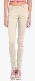 Kraus Beige Solid Chinos women