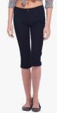 Kraus Black Solid Capri Women