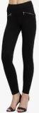 Kraus Black Solid Jeggings Women