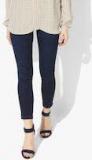 Kraus Jeans Blue Skinny Fit Mid Rise Jeans Women