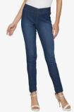 Kraus Navy Blue Solid Jeggings women