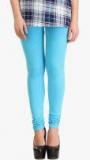 La Firangi Aqua Blue Solid Legging Women