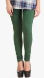 La Firangi Green Solid Legging Women