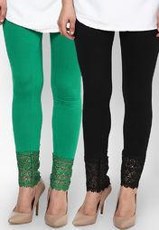 La Firangi Multi Coloured Leggings Women