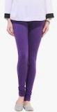 La Firangi Purple Solid Legging Women