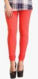 La Firangi Red Solid Legging Women