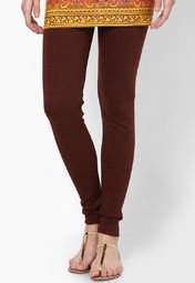 La Firangi Wool Brown Legging Women