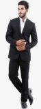 La Mode Black Solid Blazer Men