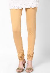 La Rochelle Beige Churidar Leggings Women