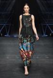 Label Ritu Kumar Black Printed Maxi Dress Women