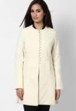 Label Ritu Kumar Polyester Crepe Beige Solid Jacket Women