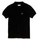 Lacoste Black Solid Polo T Shirt Boys