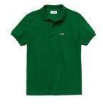 Lacoste Green Solid Polo T Shirt Boys