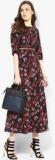 Lara Karen Black Printed Maxi Dress Women