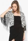 Latin Quarters Grey Printed Shrug Women