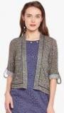 Latin Quarters Grey Textured Shrug women