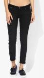 Lee Black Mid Rise Regular Jeans Women