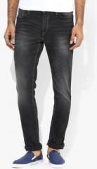 Lee Black Mid Rise Skinny Fit Jeans men