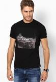 Lee Black Round Neck T Shirt Men