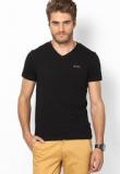 Lee Black V Neck T Shirt Men