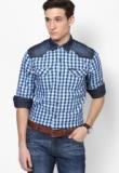 Lee Blue Casual Shirts Men