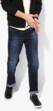 Lee Blue Washed Mid Rise Regular Fit Jeans Men