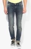 Lee Blue Washed Skinny Fit Jeans Men