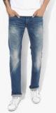 Lee Blue Washed Slim Fit Jeans Men