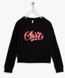 Lee Cooper Black Sweatshirt Girls