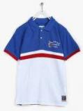 Lee Cooper Blue Colourblocked T Shirt Boys